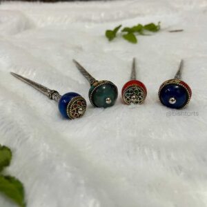 Acrylic Bead Stone work hair stick