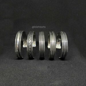 Silver plated brass cuff