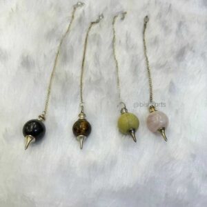 Natural Stones Round Shape Pendulums