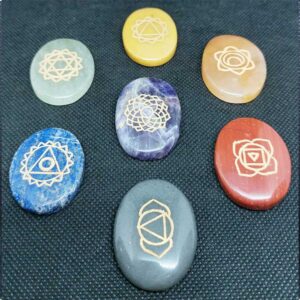 7 Seven Chakra Reiki Healing Chakra Balancing Stone