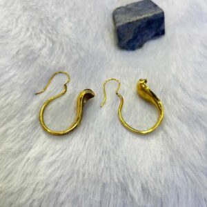 Brass Snake Earrings