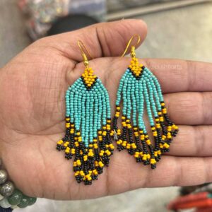 Seed bead earrings