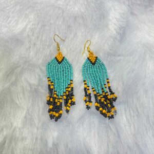 Seed bead earrings