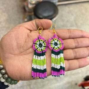 Seed bead earrings