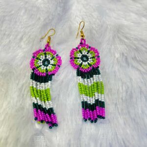 Seed bead earrings