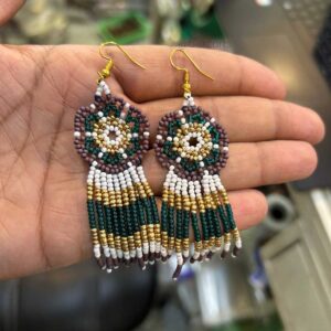 Seed bead earrings