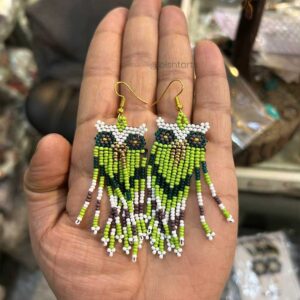 Seed bead earrings