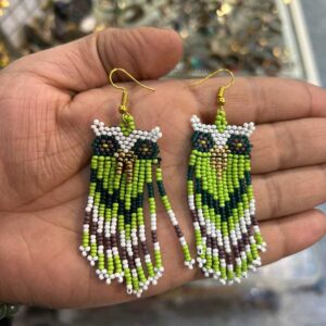 Seed bead earrings