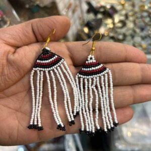 Seed bead earrings