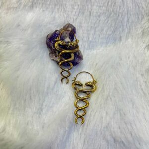 Long Snake Earrings