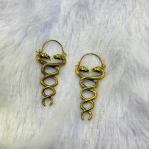 Long Snake Earrings