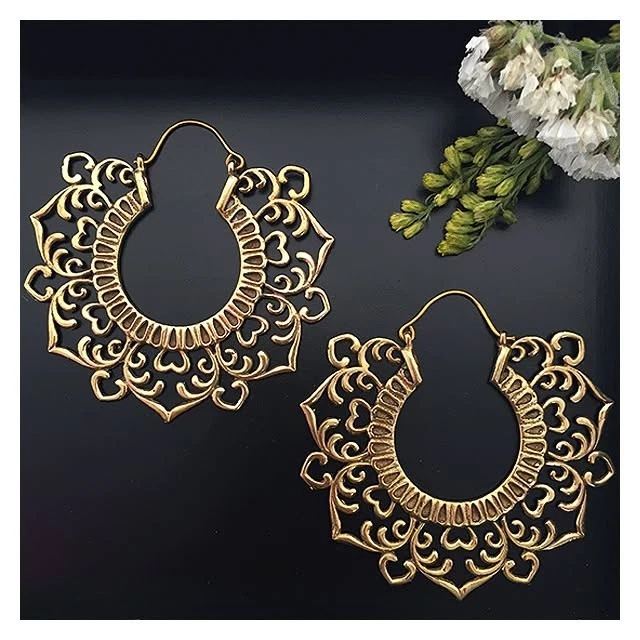Gold Celestial Earrings