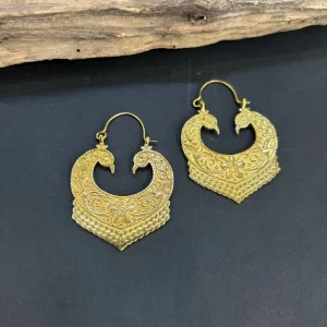 Peacock Filigree Earrings