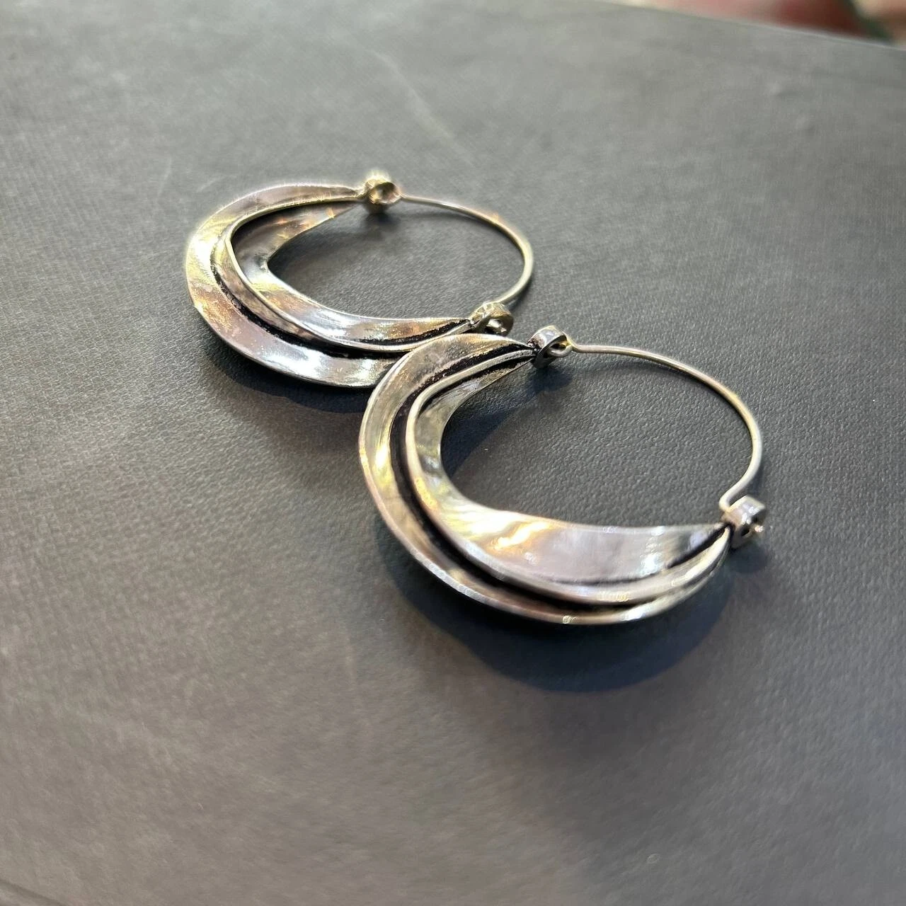 Twisted Brass Earrings