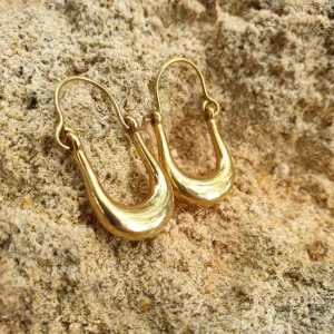 Brass Small Ethnic Earrings