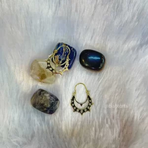 Small Ethnic Openwork Hoop Earrings