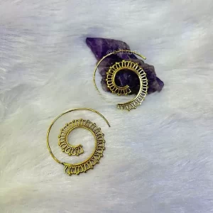 Thick Spiral Earrings