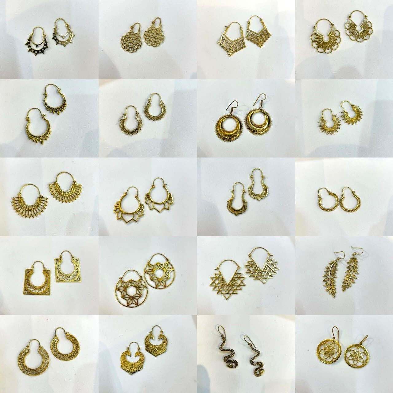Wholesale Jewelry Earrings, Brass Earrings, Boho Earrings