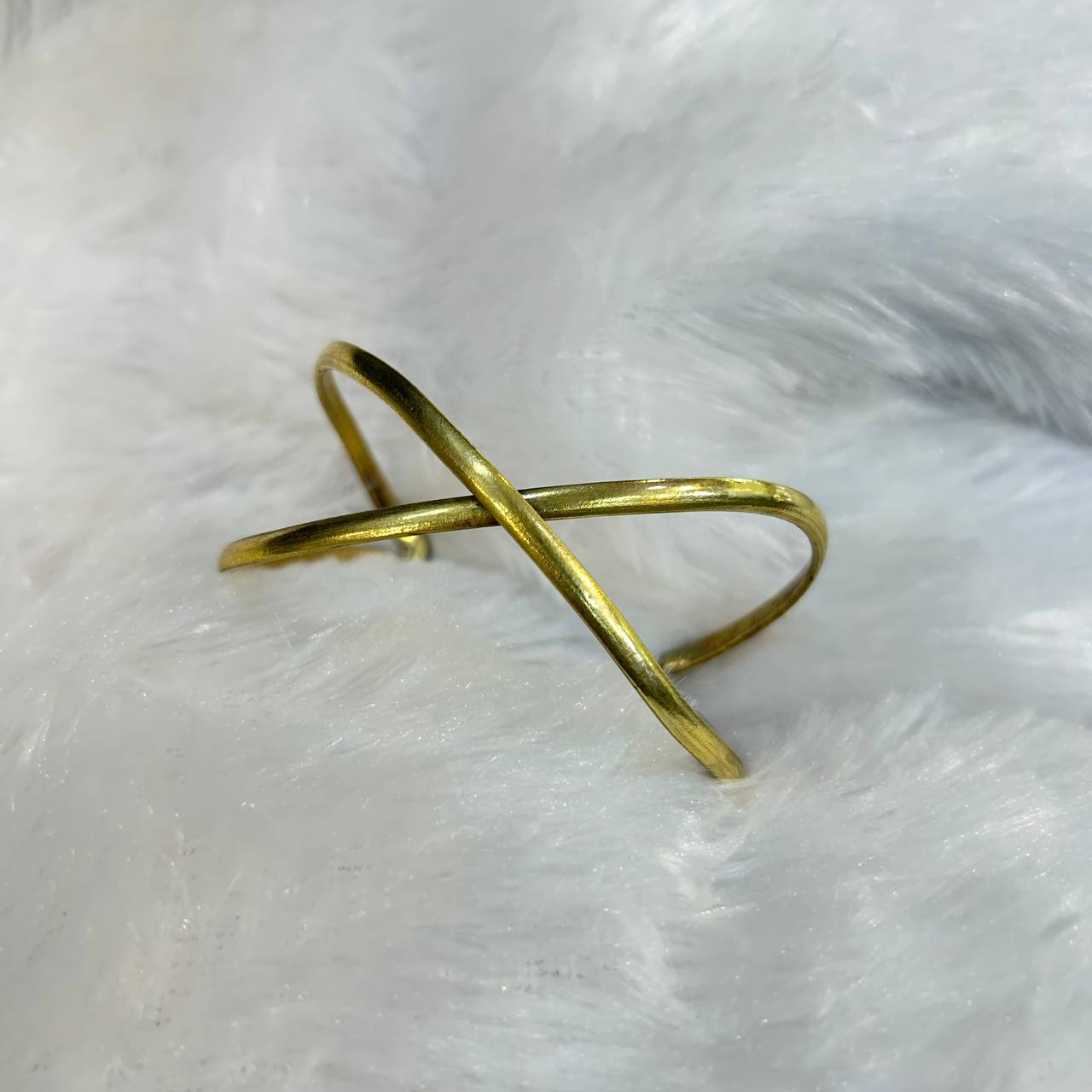 Handcrafted Brass Cuffed Bracelet