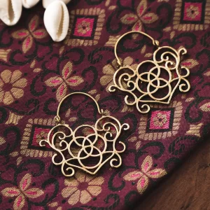 Etruscan Byzantine Hoop Earrings