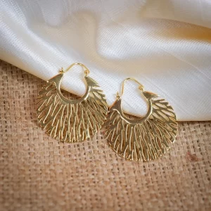 Tribal Brass Earrings